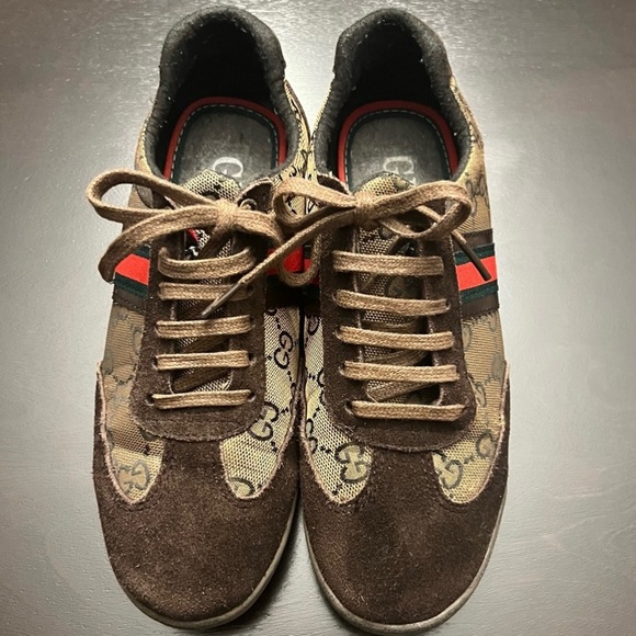 Size 37 canvas and suede sneakers - Picture 7 of 11